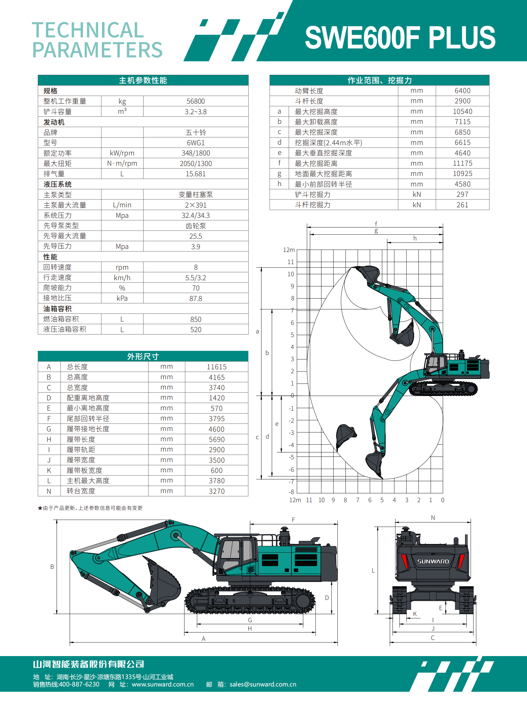 SWE600F PLUS 大型挖掘機(jī)